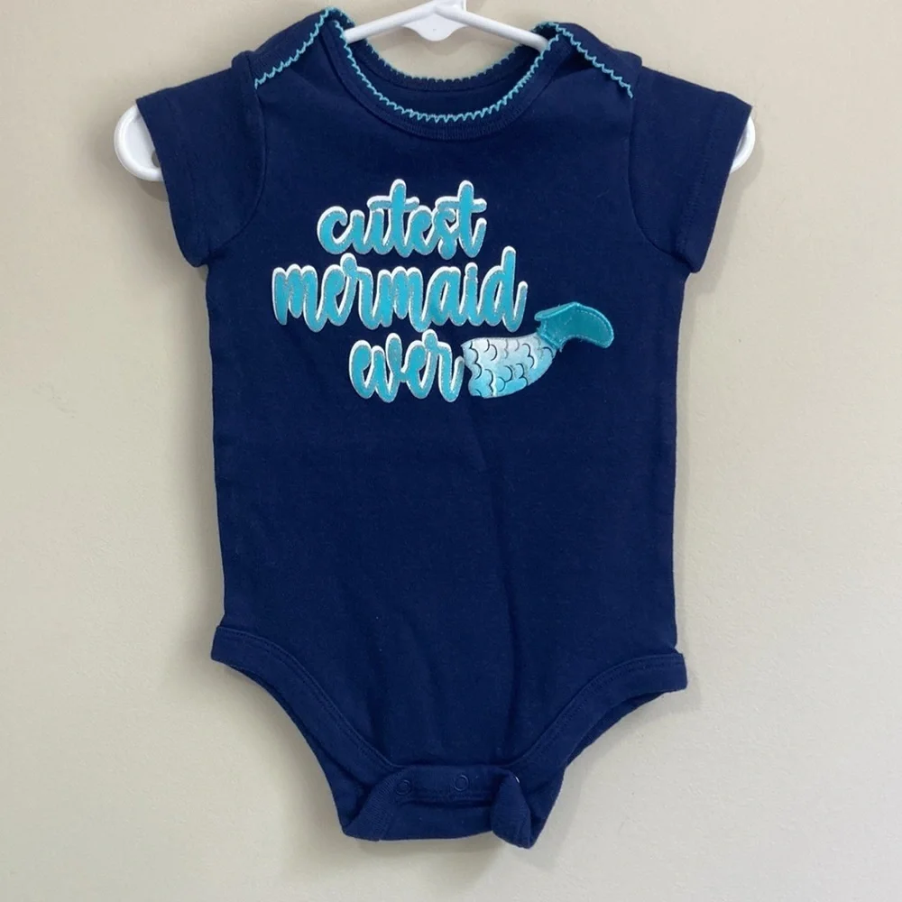 Members Mark Baby Girl Onesies Size 12 months